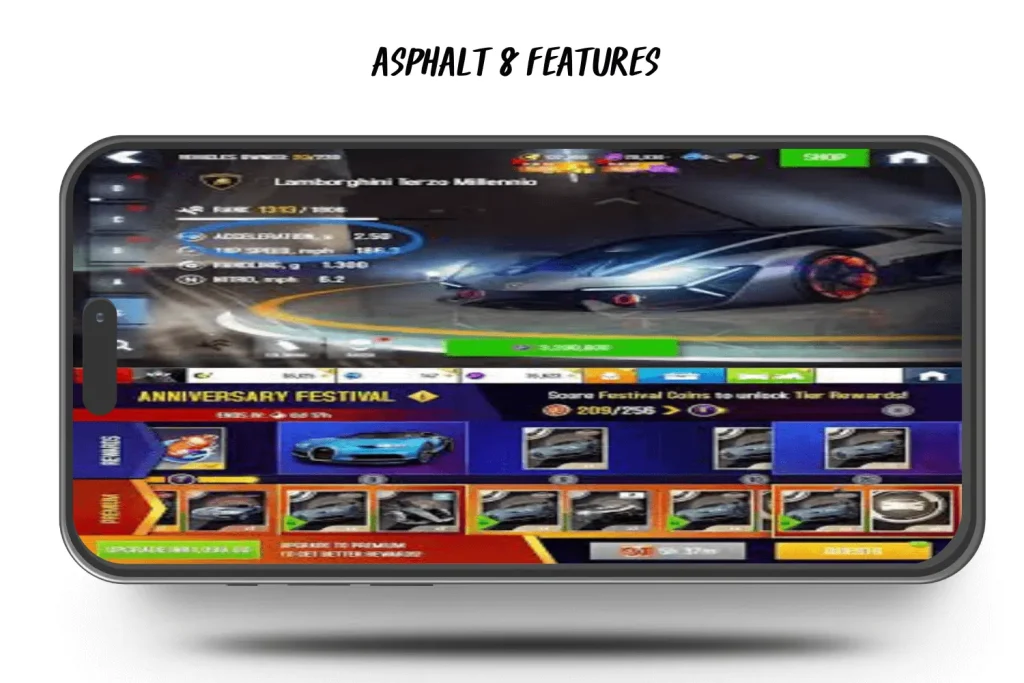 ASPHALT 8 Features