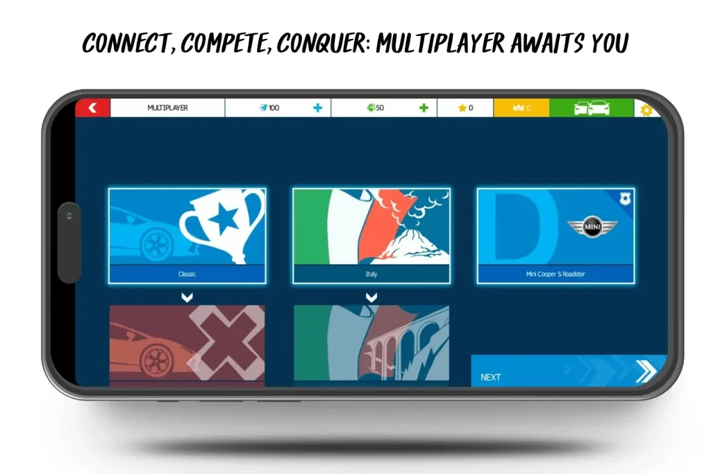 CONNECT, COMPETE, CONQUER MULTIPLAYER AWAITS YOU