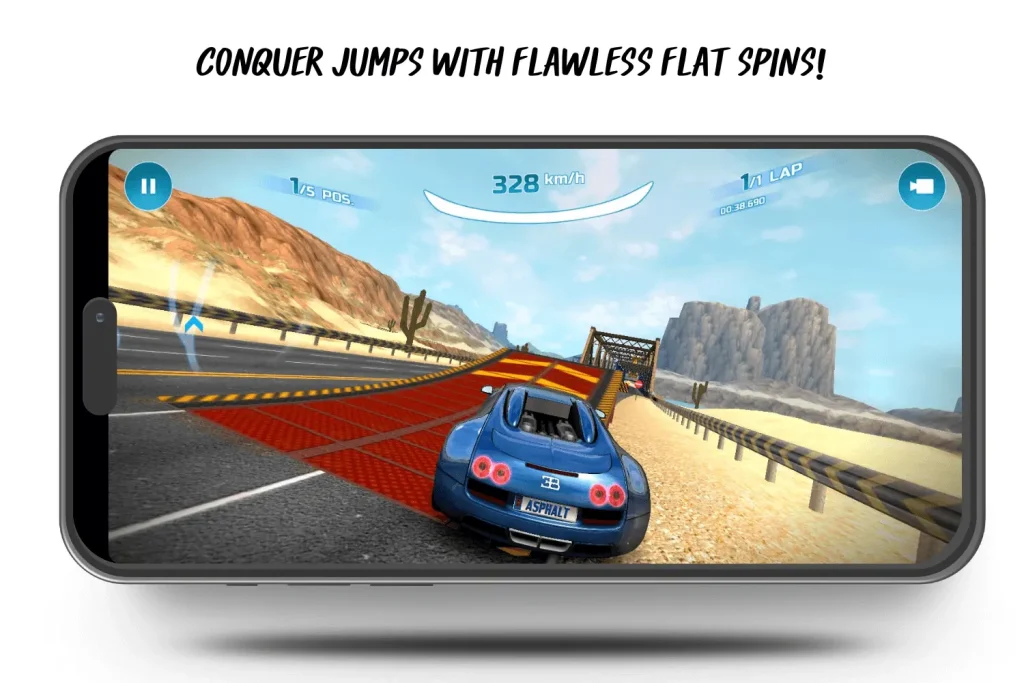 Conquer jumps with flawless flat spins!