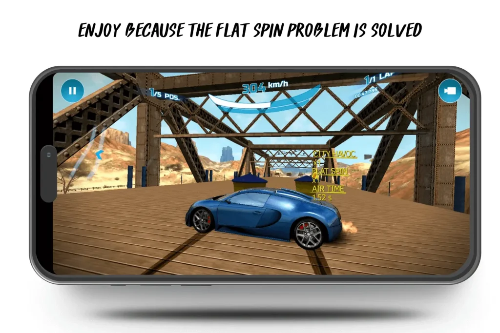 Enjoy because the flat spin problem is solved