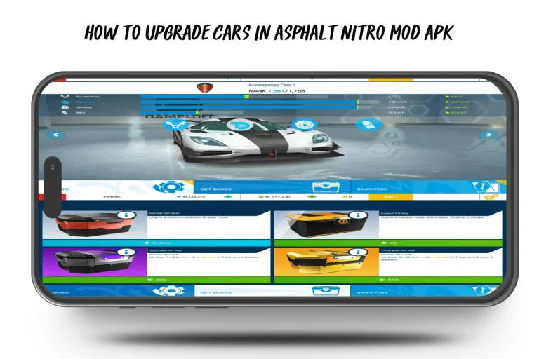 HOW TO UPGRADE CARS IN ASPHALT NITRO MOD APK