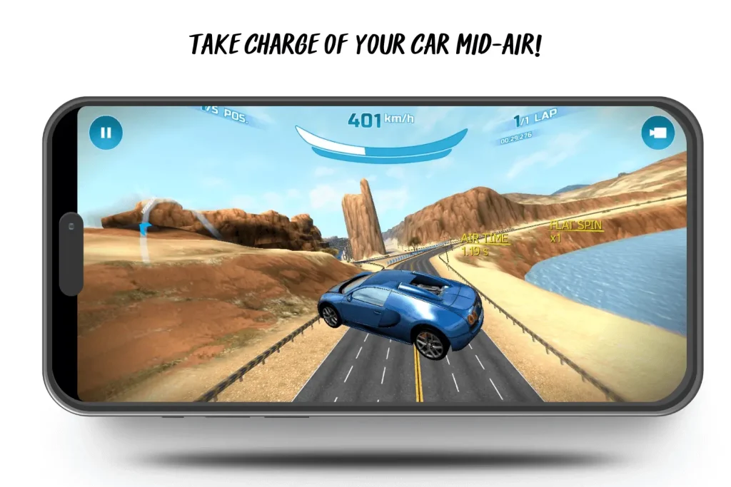 Take charge of your car mid-air!