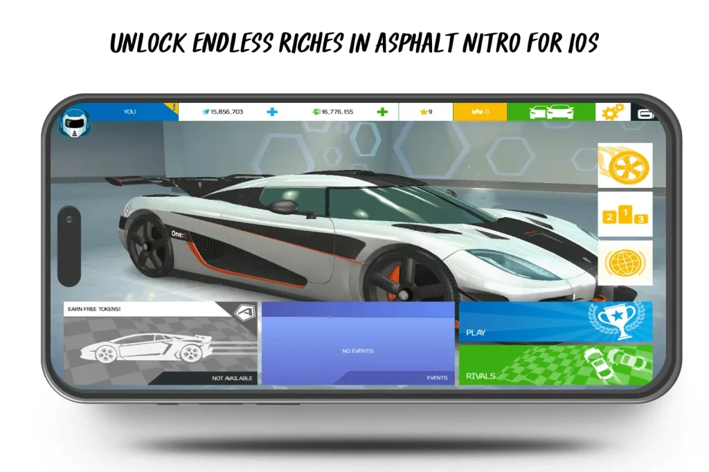 UNLOCK ENDLESS RICHES IN ASPHALT NITRO FOR iOS 