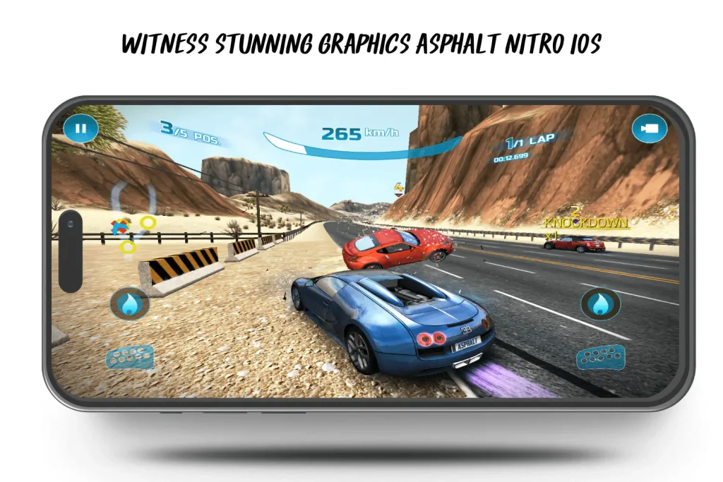 WITNESS STUNNING GRAPHICS ASPHALT NITRO iOS 