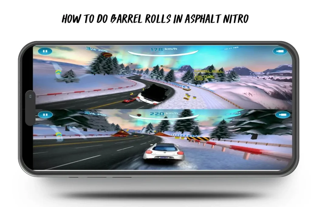 how to do barrel rolls in asphalt nitro