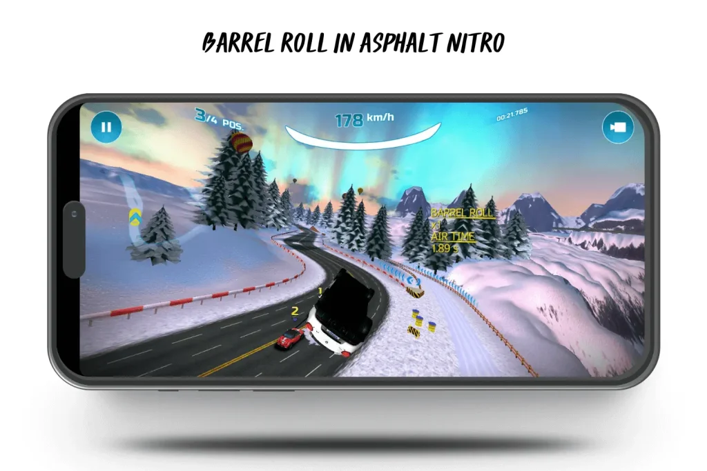 BARREL ROLL IN ASPHALT NITRO