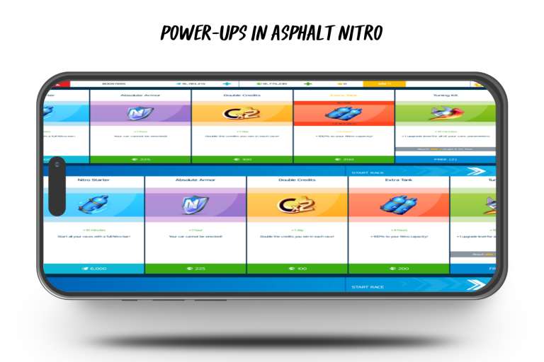 HOW TO USE POWER-UPS IN ASPHALT NITRO?