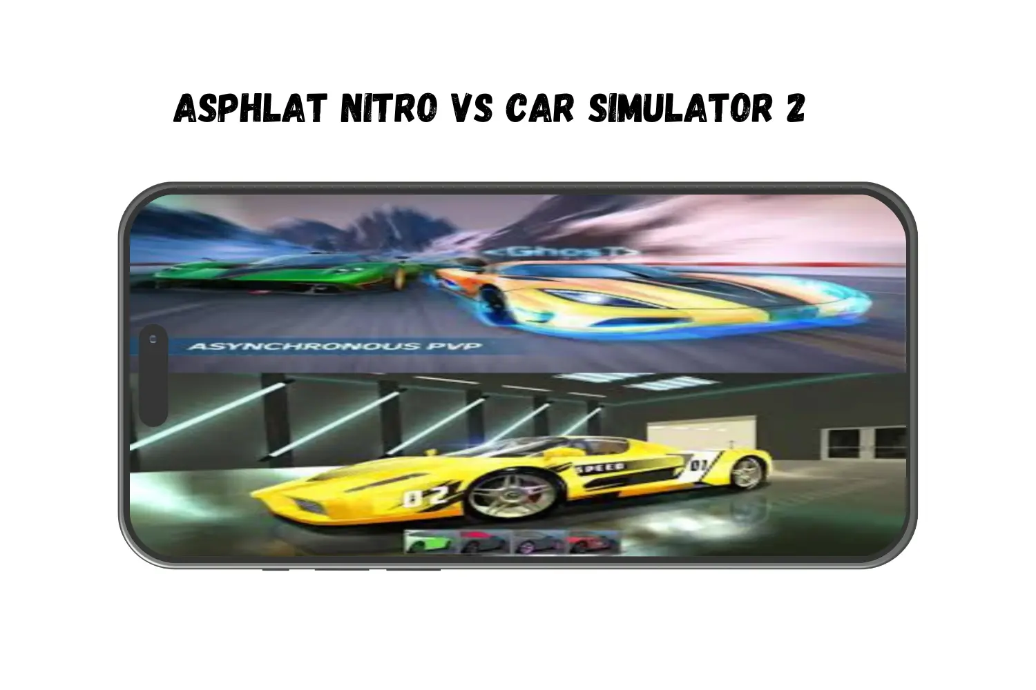 Car Simulator 2 vs Asphalt nitro